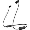 Sony WI-C200 Auricolare Wireless In-ear, Passanuca Musica e Chiamate Bluetooth Nero