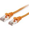 Equip 615577 Equip Cavo patch Cat6 S/FTP 2xRJ45 50,00m arancione LSZH Polybeutel
