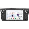 OEM Autoradio, lettore multimediale video, compatibilità con smartphone, compatibile con BMW Serie 3 (modelli E90, E91, E92, E93), GPS, modello S4 AHDC2