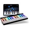 Gemini Sound PianoProdigy: Tastiera MIDI Wireless Illuminata a 24 tasti GPP-101, È Necessario Connettersi al Dispositivo iOS/Android per l'Audio, Espandibile, Bluetooth, Portatile