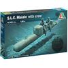 Italeri 5621 S.L.C. Maiale with Crew, Scala 1:35, Plastic Model Kit, Modello in Plastica da Montare