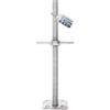 GeZu Impex Martinetto di Base per Ponteggio 1000 x 38 mm Set di 4