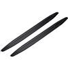 Hypersonic Set di 2 Strisce di Protezione paraurti universali 350x28mm - Autoadesive - Nero - Set di 2 Pezzi