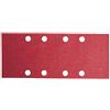 Bosch 10 Fogli Abrasivi 93x230 mm per Levigatrice Orbitale, 8 Fori, Qualità Chiara, Grana 80