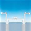 LIRA SIFONE SPAZIO BAGNO PER LAVABO DOPPIO 1-1¼ USCITA Ø32-40 BIANCO
