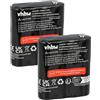 vhbw 2x batteria compatibile con Motorola Talkabout T5025, T5022, T4800, FV500, T5100, T4900, T5000 radio (1300mAh, 3,6V, NiMH)