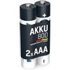 ANSMANN MaxE Micro AAA Tipo 800mAh Batteria Ricaricabile ad Alta Capacità 2x Micro AAA HR03