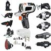 vanenferse Kit Combinati Utensili Elettrici Senza Spazzole, Set Di Utensili Per La Lavorazione Del Legno a Batteria 10 In 1, Kit Combinato Trapani Con Batteria Da 4,0 Ah Per Progetti Fai Da Te Versatili