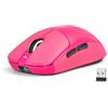 MAMBASNAKE X ATTACK SHARK X8SE 55g Mouse da gioco wireless ultraleggero con nastro adesivo-25000DPI,sensore PAW3311,Tri-Mode BT/2.4G/USB-C,80 milioni di clic,500mAh,driver web, per Win/Mac-Rosso Bacca