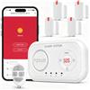 YISEELE Allarme Casa Senza Fili: Antifurto casa con Centrale 120dB e Controllo APP Gratuita - Proteggi famiglia e beni dagli intrusi in tua assenza - Salvavita Anziani - Compatibile Alexa & Google