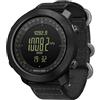 TACTIME Apache Orologio tattico da uomo, orologio digitale militare per esterni, con bussola, altimetro, barometro, termometro, previsioni meteo, contapassi, impermeabile fino a 50 m, cassa in metallo