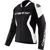 Dainese RACING 5 LEATHER JACKET WMN BLACK WHITE DAINESE : Taglia - 40