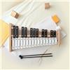 Metallofono 27 Note Glockenspiel da Tavolo per Scuola, Principianti, Bambini