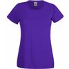 Fruit of the Loom SS050, maglietta da donna Purple XX-Large