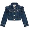 GUESS Giacca di Jeans per Bambine e Ragazze Denim 5 Anni (110cm)