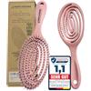 Ri|Do Systems Spazzola capelli senza strappi - [TESTO MOLTO BUONO] - Spazzola districante e spazzola detangler per donne, uomini e bambini, per ricci, capelli bagnati, lunghi e fini