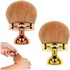 Zuxbolf 2 Pz Pennelli Autoabbronzante Extra Grande 74 mm,Pennello in Polvere Libera a Forma di Fungo,Pennello Corpo con Testina Larga per Trucco Gambe Braccia Viso Corpo
