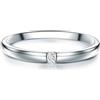 Trilani Solitario da Donna in Argento Sterling 925/-