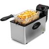 Bomann FR 2264 CB, 2000 W, 3 Litri, 44 Decibel, Acciaio Inossidabile, Grigio