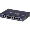 NETGEAR Switch di rete Gigabit a 8 porte (GS108) - Switch Ethernet - Splitter Ethernet - Plug-and-Play - Funzionamento silenzioso - Montaggio a parete o da tavolo