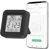 NIVIAN Telecomando universale WiFi IR Nivian con sensore di temperatura e umidità - Telecomando intelligente tramite App Tuya, compatibile con Alexa e Google Home, Home Automation Smart Home