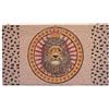 Baroni Home Zerbino Ingresso Casa in Cocco Dipinto a Mano 70x40 cm, Tappetino Ingresso Facile da Pulire e Super Resistente (Leone)