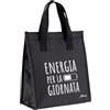 Baroni Home Borsa Porta Pranzo Termica 6L, Lunch Bag Isolante Caldo/Freddo, Tessuto Idrorepellente,12x22x26 cm, Con Manici e Chiusura a Strappo, Ufficio, Scuola e Picnic, Energia per la Giornata