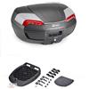 GIVI Bauletto E46N Riviera Givi Baule Nero Tappetino Piastra Universale Moto Scooter