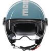 MOMO DESIGN Casco moto jet FGTR CLASSIC Candy E2206 Azzurro cielo / bianco