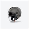 AIROH HELMET Casco jet Airoh Helios Color doppia visiera Grigio scuro lucido moto scooter
