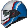 NOLAN Casco flip-back modulare NOLAN N120-1 LINEO 347 Pinlock bianco blu rosso