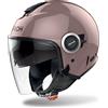 AIROH HELMET Casco jet Airoh Helyos Color doppia visiera rosa metallizzato lucido moto sco...