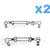 Ocap Coppia 2x Tirante trasversale VW Kaefer Maggiolino Beetle Cabriolet 15 1960>