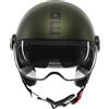 MOMO DESIGN Casco moto jet MOMO DESIGN FGTR EVO E2206 Verde opaco / nero