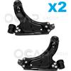 Ocap Coppia Kit 2x Braccio Oscillante Anteriore Opel Combo MK II (C) F25 1.6 CNG 16V