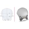 GIVI TRIUMPH Bonneville T120 (16>20) CUPOLINO UNIVERSALE FUME GIVI 140S