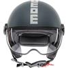 MOMO DESIGN Casco moto scooter jet FGTR CLASSIC Candy Grigio ottanio / bianco momo design