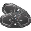 INTERPHONE Coppia Interfono ACTIVE Casco Moto 4 Motociclisti 1Km MUSICA GPS SMARTPHONE