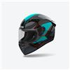 AIROH HELMET Casco moto scooter Integrale CONNOR DUNK Nero Azzurro lucido AIROH ECE 2206