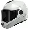 MPH HEMLETS Casco modulare reversibile flip-back moto ARTRA bianco lucido pinlock incluso...