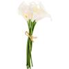 VICASKY 10pezzi Calle Finte in Pu Realistiche Fiori Artificiali Decorazioni Per Casa Calla Finta Per Decorazioni Calla Piante Artificiali