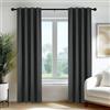 Deconovo Tende Oscuranti per Interni, 2 Pannelli, 55x240 cm, Grigio Scuro | Termiche Isolanti Caldo e Freddo, Attenuano i Rumori, Moderne ed Eleganti con Passanti Nascosti, per Camera e Soggiorno