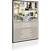 Close Up® - Cornice per poster 68 x 98 cm, con disco in PVC, colore: Nero