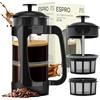 ESPRO 950ml, Schwarz French Press P3-Caraffa per caffè con Funzione Termica, 0,95 Litri, Colore: Nero, 1 l