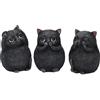 Nemesis Now Three Wise Fat Cats Unisex Statuetta standard PVC