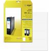 SIGEL Etichette per raccoglitori A4 | LA430, 100 etichette, 19,2 x 6,1 cm, per stampanti inkjet/laser/fotocopiatrici, 25 fogli, bianco