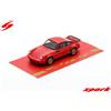 Spark 64SP007-C 1/64 Porsche 911 3.0 RS Rosso Con Oro Righe Modello Auto