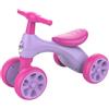 BricoShop24 Quad a Spinta 4 Ruote Bambina Bici Pedagogica Senza Pedali Cavalcabile Go Kart