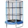 Sport1 Tappeto Elastico Diametro 140 Cm/Rete Di Protezione Altezza 150 Cm Con Zi