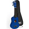 Mad About SU8-BL Ukulele soprano in blu con custodia morbida, plettro e corde di ricambio, Ora dotato di corde in carbonio nere che offrono un suono più brillante